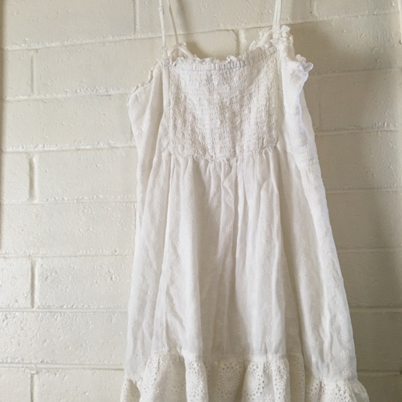 Urban Outfitters White Lace-Up Dress - Picture 11 of 15